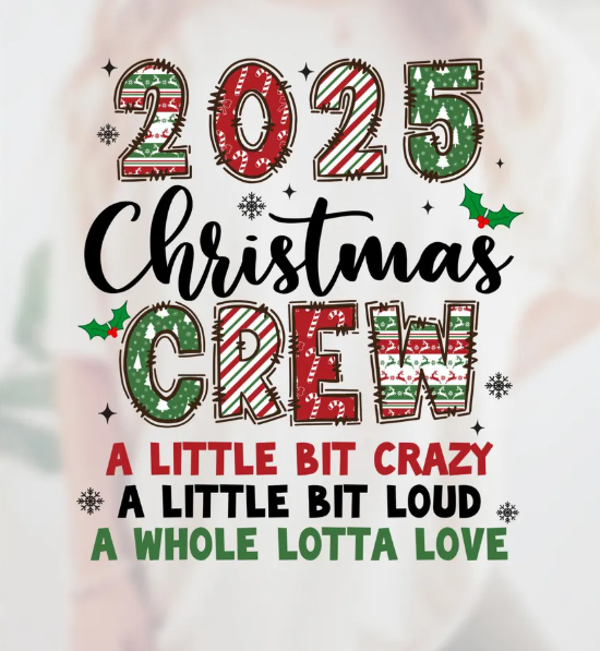 Destiny's Glory Christmas Holiday Press-On T-Shirt Designs - Festive Iron-On Transfers. Choose your design, t shirt color & size.