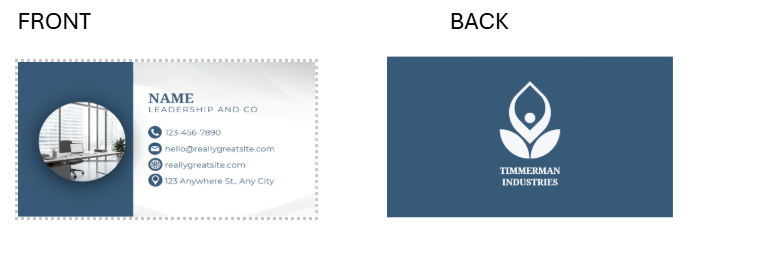 Premium Aluminum custom Sublimation Business Cards