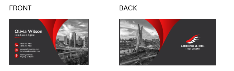 Premium Aluminum custom Sublimation Business Cards