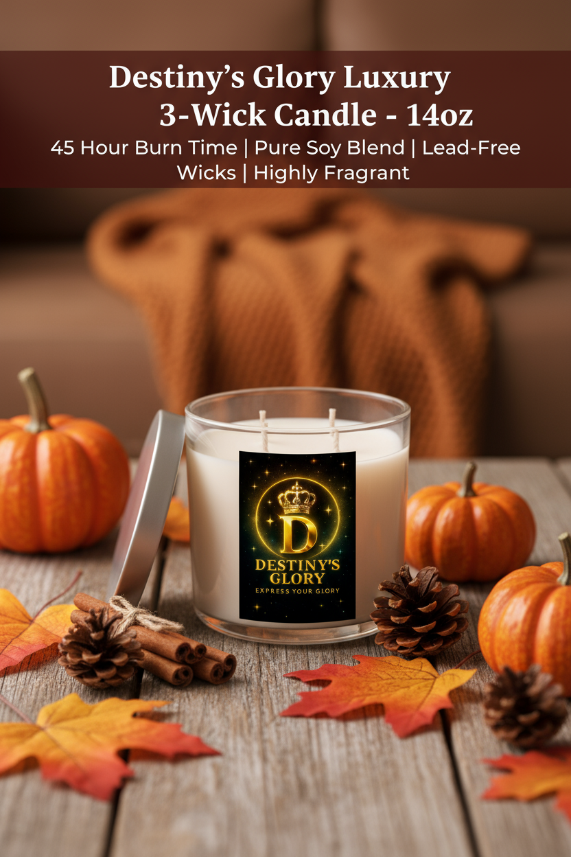 Destiny's Glory Premium Scented Candles