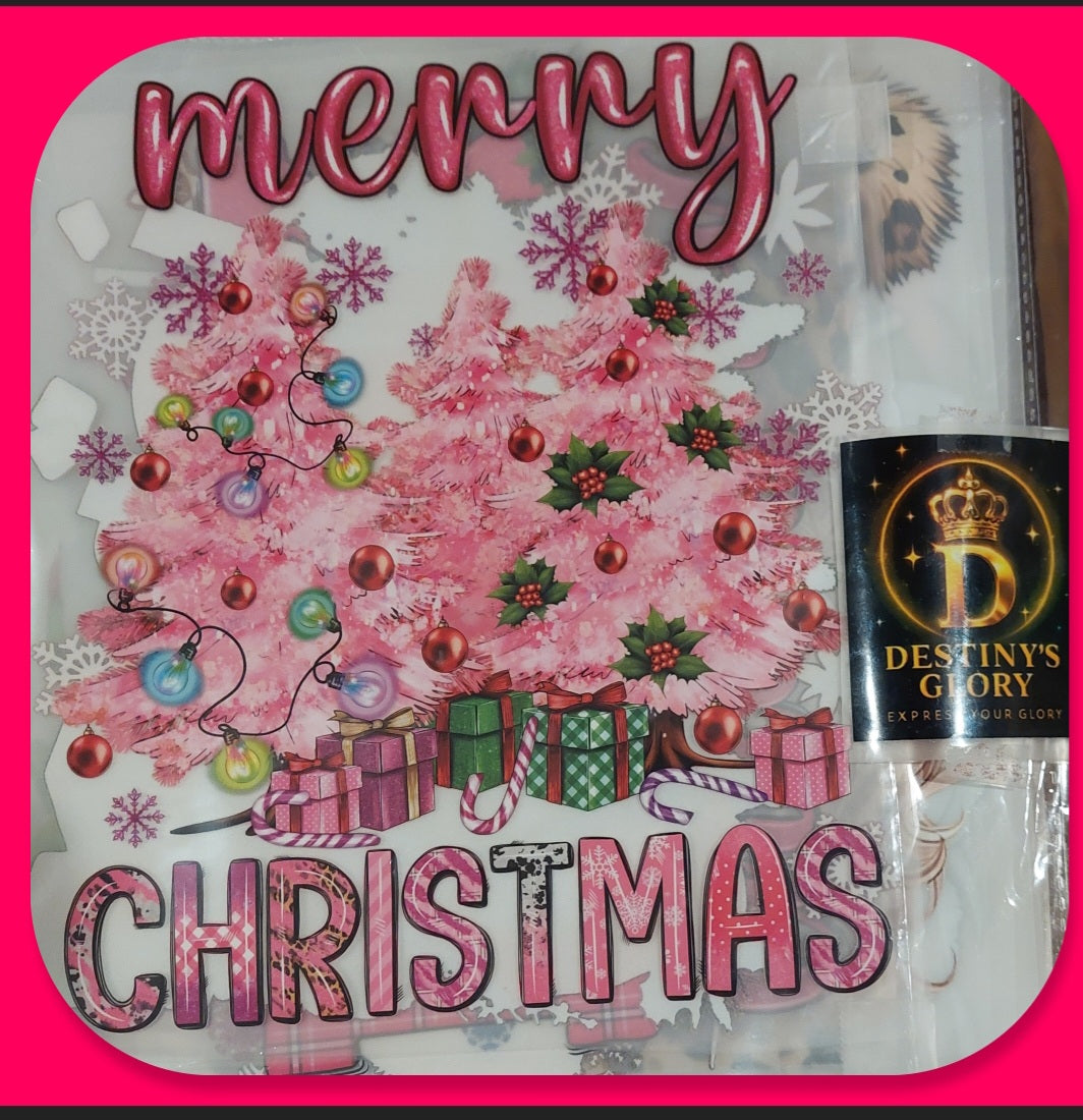 Destiny's Glory Christmas Holiday Press-On T-Shirt Designs - Festive Iron-On Transfers. Choose your design, t shirt color & size.
