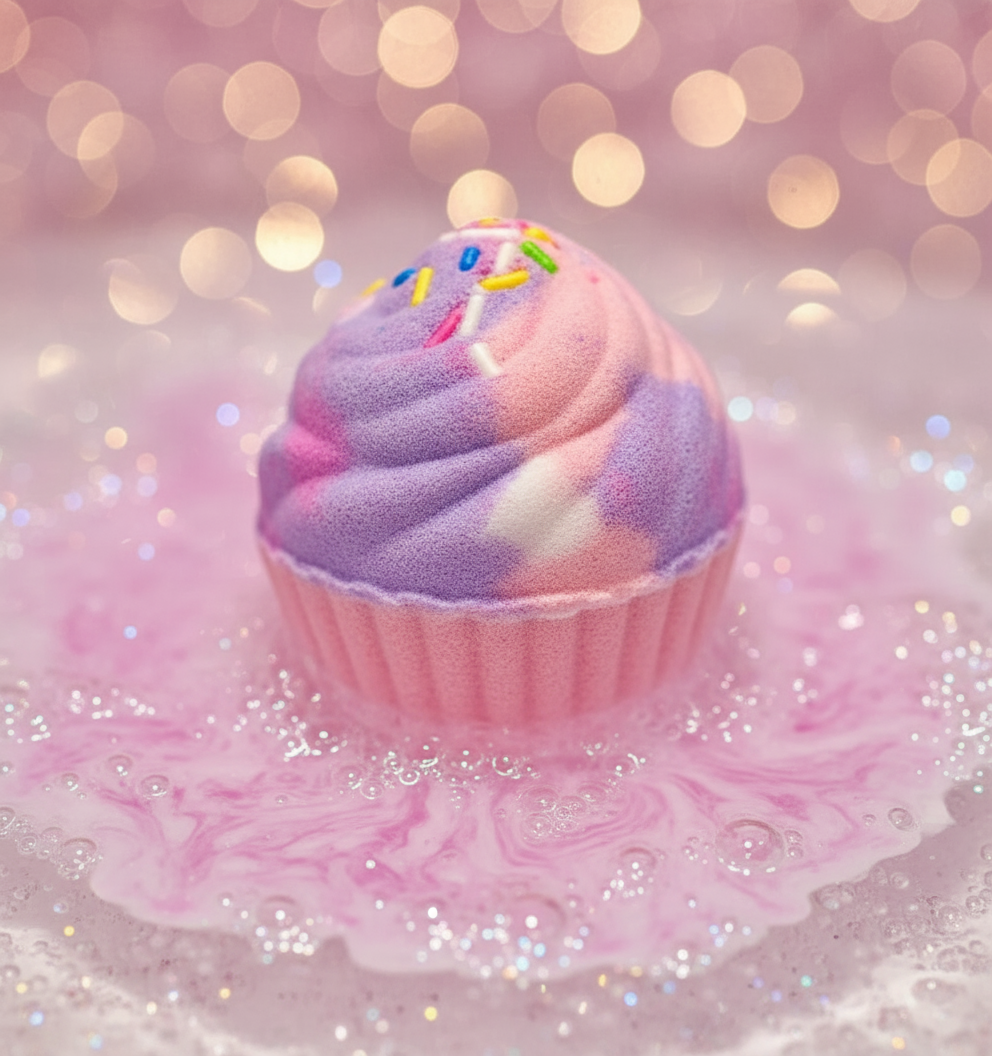 Destiny's Glory Girls Cupcake Bath Bombs with Charm Bracelets - Buy 1 for $4.99 or Get All 4 for  $16.99